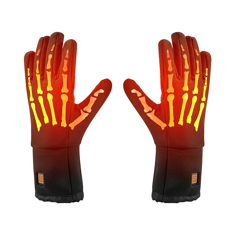 Электрические водонепроницаемые теплые перчатки для лыжи, регулируемые температурные батареи нагревательные перчатки для мужчин/women