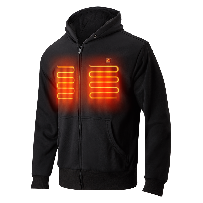 Заводская цена хорошее качество черная электрическая обогревая одежда куртка для мужчин